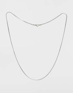 Fine Silver Snake Square Chain