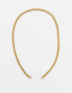 Wide Gold Snake Long/Short - Plain (no clasp)