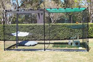 Premium Portable Cat Enclosure Double 3.6m