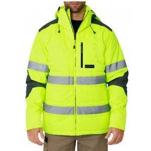 CAT Triton Hi Vis Taped Insulated Jacket