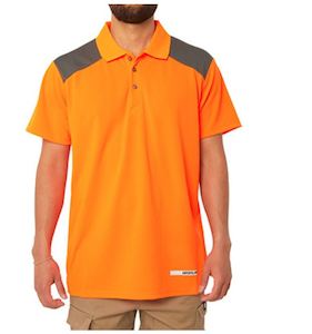 CAT Hi Vis Performance Polo - Orange