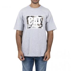 CAT Diesel Power Tee - Heather Grey - Camo