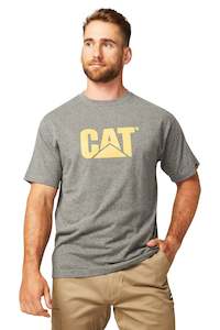 Special Offers: CAT TM Logo Tee - Dark Heather Grey