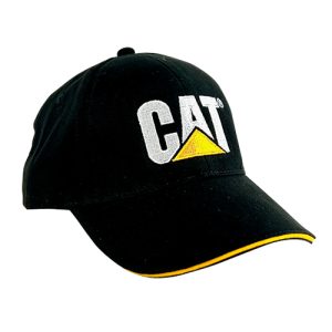 Headwear: CAT Brushed Cotton Sandwich Peak Cap