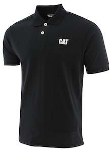 CAT Foundation Jersey Knit Polo - Pitch Black