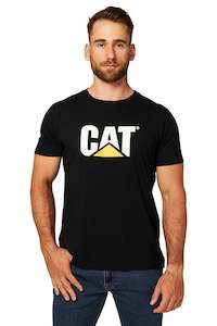 CAT Original Fit Logo Tee - Pitch Black