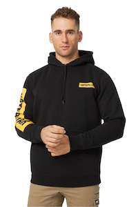 CAT Icon Block Hooded Sweatshirt - Black/Yellow