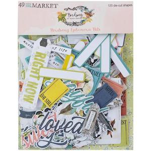 Craft material and supply: 49 and Market - Birdsong Ephemera Pack