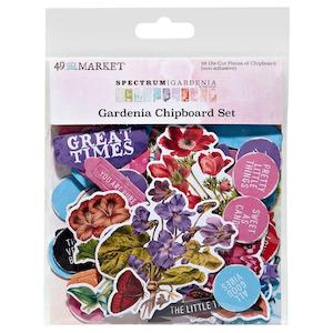 49 and Market - Spectrum Gardenia - Chipboard Set