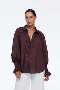 Edith Shirt Chocolate