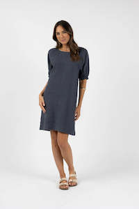 Lagoon Shift Dress Steel