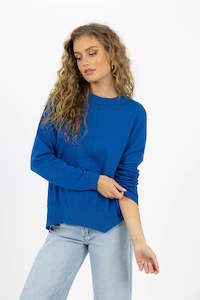 Clothing: Klara  Sweater Blue