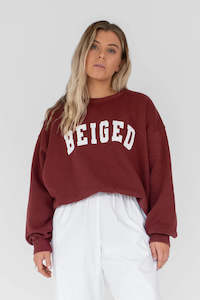 Varsity Sweater Maroon