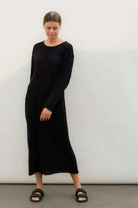 Jane Knit Dress Black