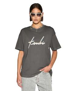 Clothing: Moniker Oh G Tee Charcoal