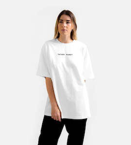 Clothing: White Tee Shirt Text