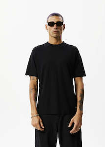 Hemp Retro Tee Blk