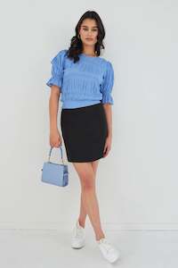 Clothing: Lovely French Shirred Blue