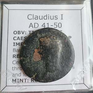 #P019# Roman bronze Ae As coin of Claudius I from 50-54 AD