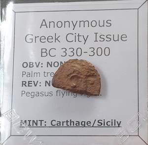 Antique: #o388# Anonymous Carthage/Sicily Greek coin from 330-300 BC