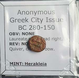 Antique: #o353# Anonymous Sicilian Greek coin from Herakleia Minoa, 280-150 BC