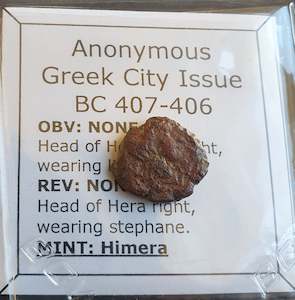 #o336# Anonymous Sicilian Greek coin from Himera, 407-406 BC