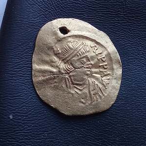 #o362# Byzantine gold coin of Maurice Tiberius from 583-602 AD