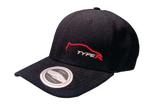 Screen printing: Honda Integra Type R - UFlex Curve Peak Cap - BLACK