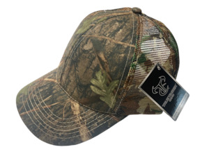 Trucker Cap, True Timber Camouflage with Camo Mesh Back