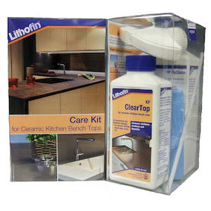 Ceramic And Porcelain Maintaining: Lithofin NL Care Kit for Ceramic Bench Tops