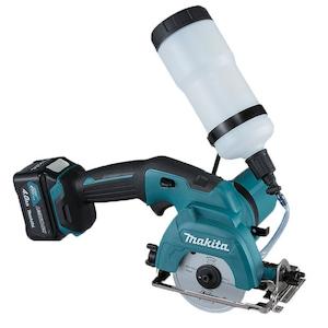 Makita 12Vmax CXT Cordless Wet Type 85mm Glass & Tile Cutter battery and charger