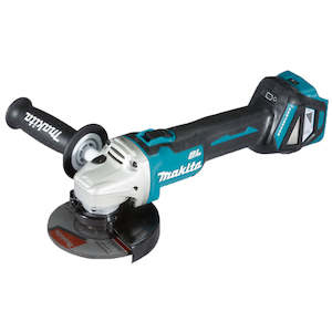 Makita 18V LXT Brushless 125mm slide switch variable speed angle grinder, 3,000 to 8,500 rpm