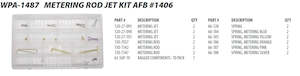 CALIBRATION KIT CARTER - EDELBROCK AFB 1406