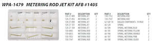 CALIBRATION KIT CARTER - EDELBROCK AFB 1405