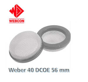 Automotive component: Mesh Filters 56mm suit Weber 40 DCOE - Pair