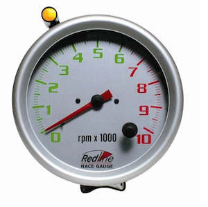 Race Gauge  Tacho 5 In Ext Shift Light