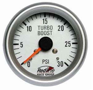 Automotive component: Race Gauge  Turbo Boost 2 5/8