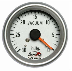 Automotive component: Race Gauge  Vacuum 2 5/8