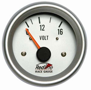 Automotive component: Race Gauge  Voltmeter  2 5/8