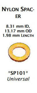 Automotive component: EFI Spacer 2.0mm - 24 Pack