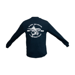 CD RODS TEE 40TH ANNIVERSARY LONG SLEEVE NAVY