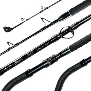 CD ROD GAME TITAN X SWORD PRO 1PC 6'0 37KG CARBON BENT BUTT