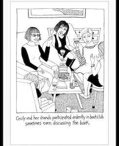 Cecily Tea Towel - Book Club