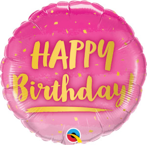 ADD ON: Happy Birthday Pink Balloon (URGENT COURIER DELIVERY ONLY)