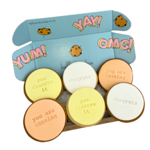 Cookies Gift Boxes: Congrats Cookie Box