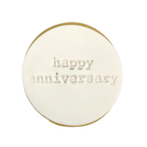 Cookies: ADD ON: 'happy anniversary' Cookie