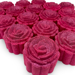 Soap manufacturing: Mini Rose Bath Bombs