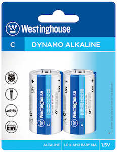 Dynamo Alkaline C 2 Pack