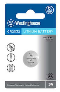 Cafe: Westinghouse Lithium Button Cells – CR2032-BP1