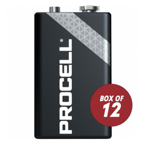 PROCELL 9V ALKALINE BATTERIES BOX OF 12- December special